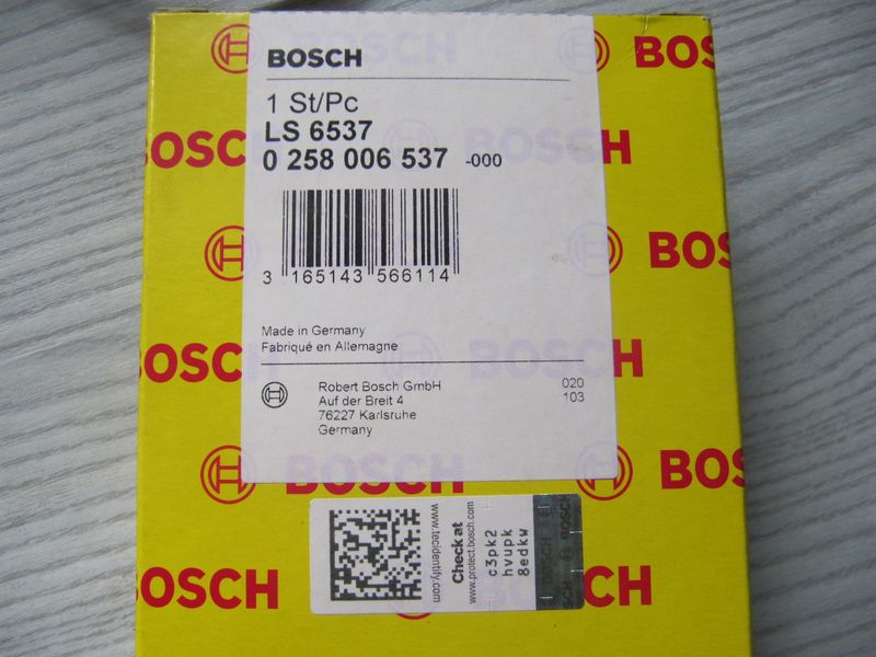 Датчик кисню 0 258 006 537 BOSCH 1350 фото